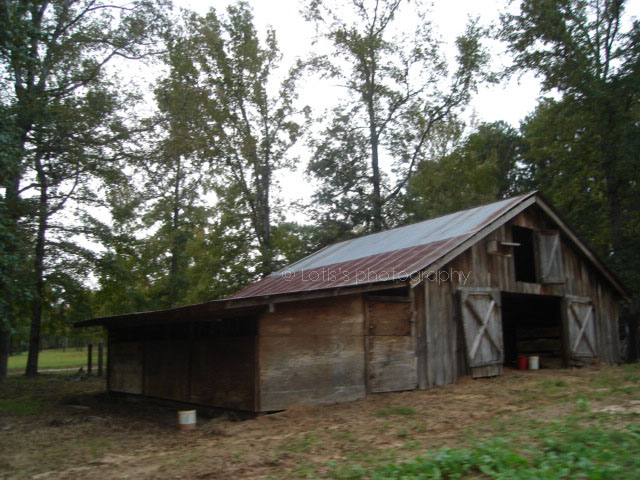 wooden barn