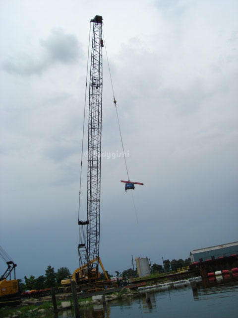 crane and construction