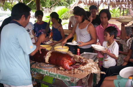 roasted pig